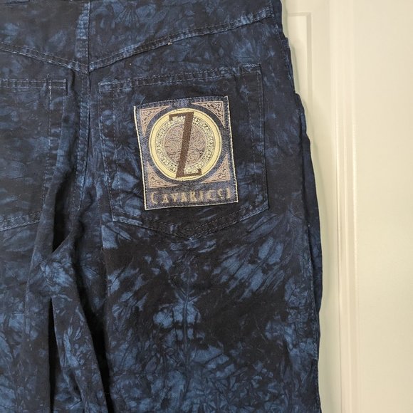 Z Cavaricci Vintage 90's High Waist Acid Wash Boot Cut Pants Sz 28 | Grunge| EUC - Picture 6 of 8